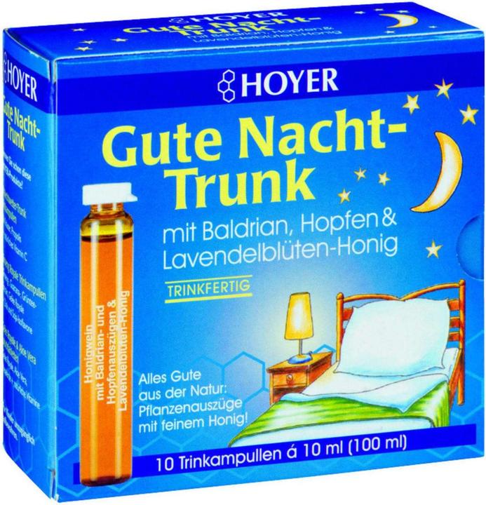 Actual product image Hoyer Good night drink (10 Piece, Ampoule, 253 g)
