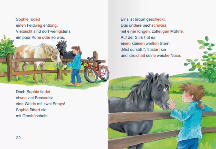 Produktbild Ravensburger Leserabe mit Mildenberger Silbenmethode: Pferdegeschichten (Deutsch, Julia Boehme, Dorothea Ackroyd, 2023)