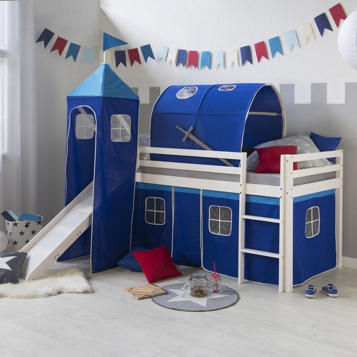 Actual product image Floki24 Tunnel for bunk beds Bed tent Bed canopy Play tunnel Cave Cot - blue