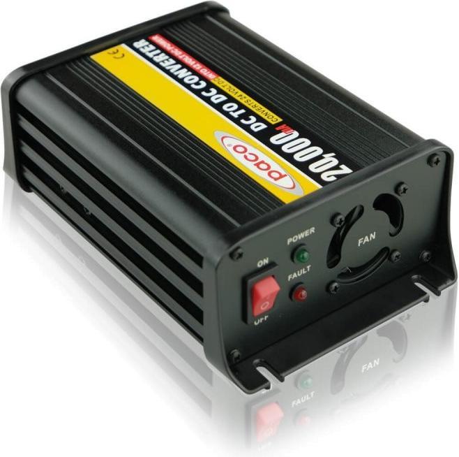 Produktbild Paco PV2412-20 24V auf 12V 20A Spannungswandler