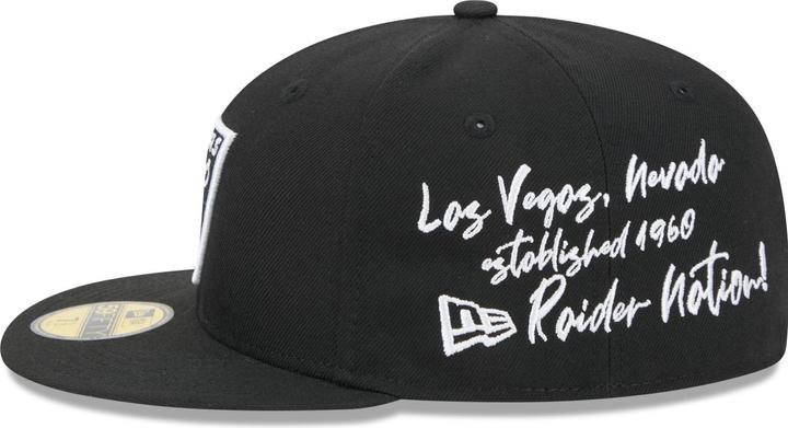 Produktbild New Era 59Fifty Cap - VERBIAGE Las Vegas Raiders - 7 1/4 (7 1/4)