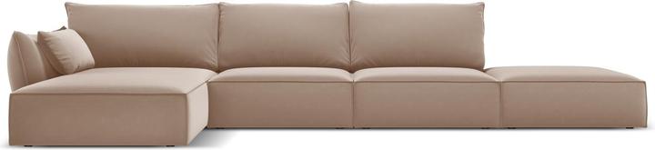 Image du produit Micadoni Canapé D'Angle Gauche Velours, "Kaelle", 5 Places, 364x171x85Fabriqué en Europe (Canapé d'angle)