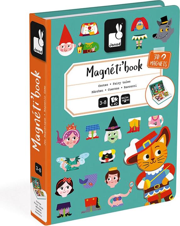 Janod Magnet book fairy tale (German, English, Italian, French)