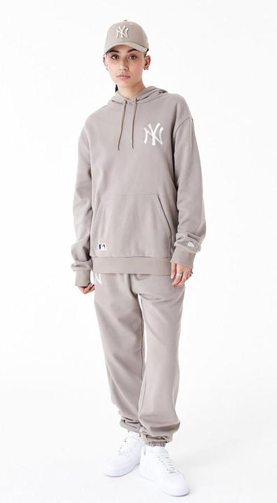 Immagine prodotto New Era Felpa con cappuccio oversize New York Yankees marrone cenere (L)