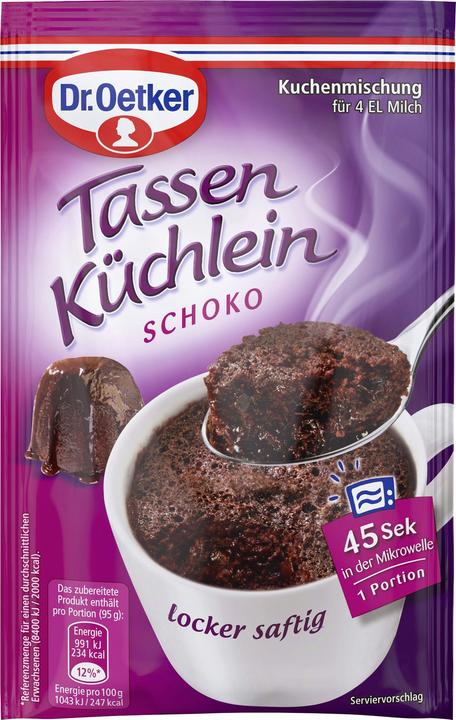 Image du produit Dr. Oetker Gâteaux de tasse (55 g)