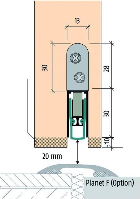 Image du produit Planet Joints de porte abaissés HS