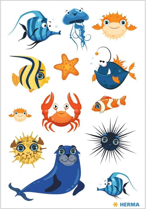 Actual product image HERMA Sticker fish