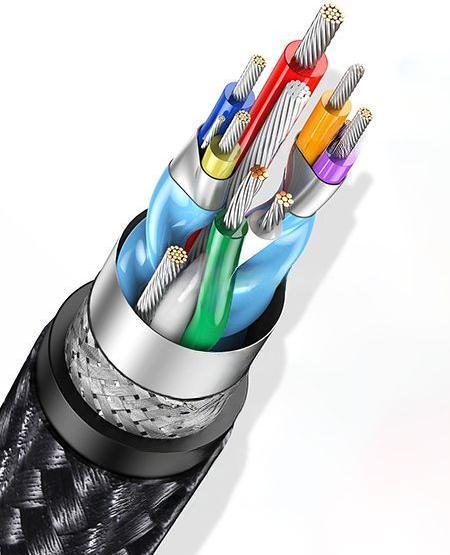 Actual product image Ugreen Angle cable USB to USB-C US385, 3A, 1m (black) (1 m, USB 3.0)