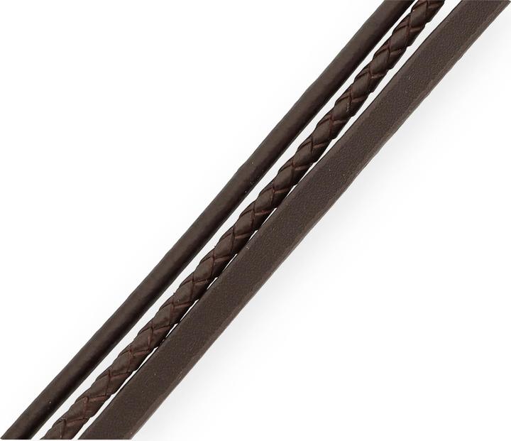 Immagine prodotto Phebus Men's Classic (21.50 cm, Acciaio inox/pelle)