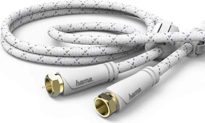 Immagine prodotto Hama Cavo di collegamento SAT, spina F (120 dB, Cavi antenna)