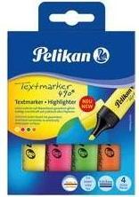 Immagine prodotto Pelikan Evidenziatore 490 (Giallo neon, Rosa neon, Verde neon, Arancione neon, 2 mm, 6 x)