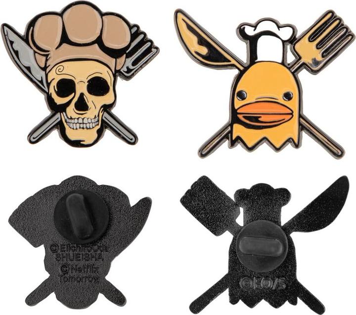 Cinereplicas One Piece Ansteck-Pins 2er-Pack Sanji & Zeff