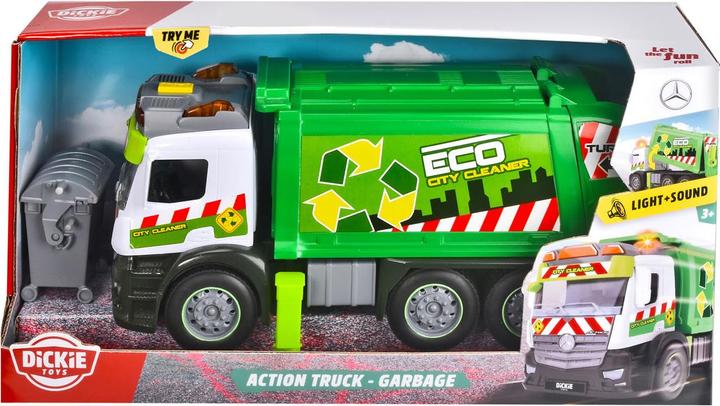 Actual product image Dickie Action Truck - garbage truck