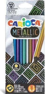 Produktbild Carioca Farbstifte Metallic 12 Stück, Mehrfarbig (Mehrfarbig, 12 x)