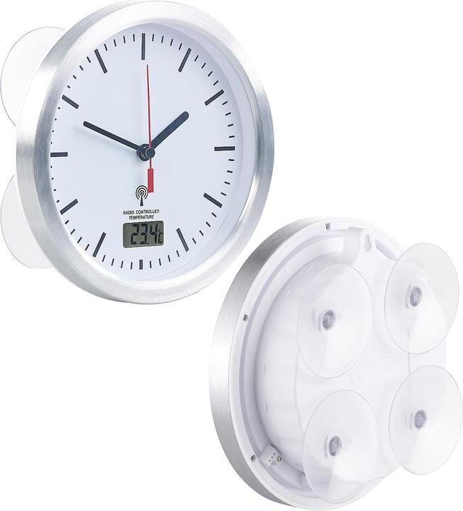 Produktbild St. Leonhard Badezimmer-Funk-Wanduhr (17 cm)