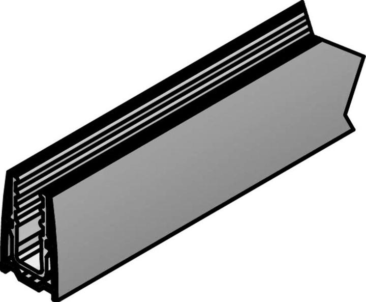 Actual product image Vitris Wandprofil Alu 2490mm black