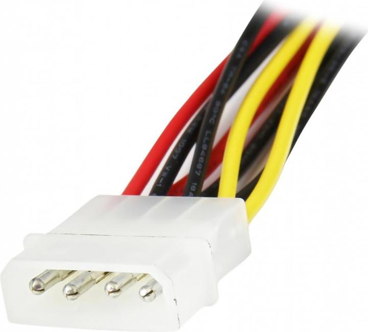 Immagine prodotto StarTech Cavo di alimentazione da 4 pin Molex a SATA Y da 30 cm - Cavo splitter Y da Molex a Serial ATA