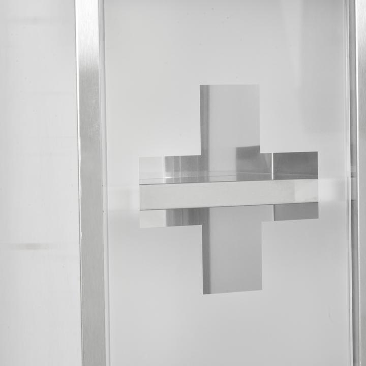 Actual product image Kleankin Medicine cabinet with lock (20 x 12 x 58 cm)