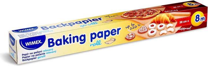 Immagine prodotto Wimex.eu Carta da forno arrotolata marrone 38cm x 8m - 1 pezzo