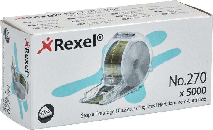 Rexel Cartridge Heftklammern Stella 70, verzinkt aus Stahl, für Elektro-Heftgerät Stella 70 (5000 x)