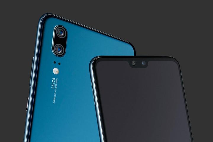 Actual product image Huawei P20 (128 GB, Midnight Blue, 5.80", Dual SIM, 12 Mpx, 4G)