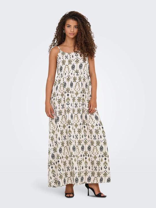 Produktbild Only Normal geschnitten Kleiner Stehkragen mit Knopfleiste Verstellbare Träger Langes Kleid Kleid (S)