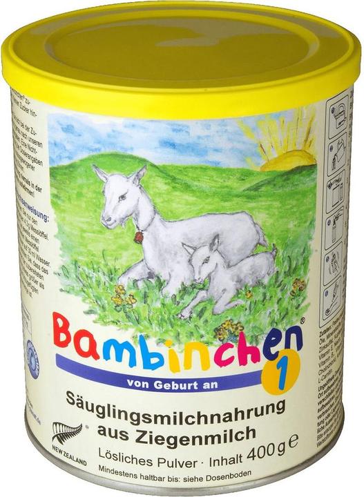 Produktbild Bambinchen Anfangsmilch Ziegenmilch (400 g, ab Geburt)