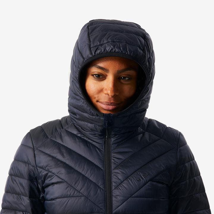 Immagine prodotto Wedze Giacca da sci da donna in piumino leggero e caldo - 500 blu/nero (S)
