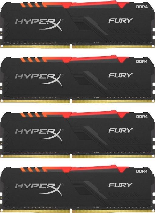 Actual product image HyperX Fury RGB (4 x 8GB, 3200 MHz, DDR4-RAM, DIMM)