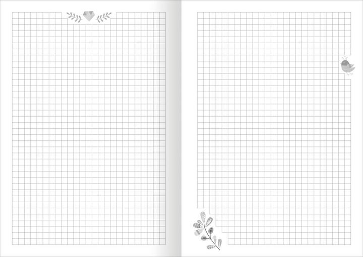 Image du produit Mes notes - Licorne (A5, Quadrillé)