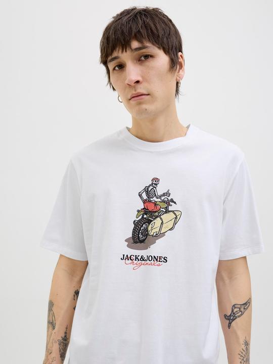 Produktbild Jack & Jones Gedruckt Rundhalsausschnitt T-shirt T-shirt (XXL)
