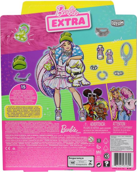 Produktbild Barbie Extra Doll - Mütze