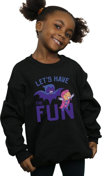 Actual product image Girls Teen Titans Go Let's Have The Fun Sweatshirt (152, 158)
