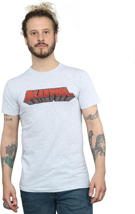Immagine prodotto Deadpool Text Logo Maglietta Uomo (L)
