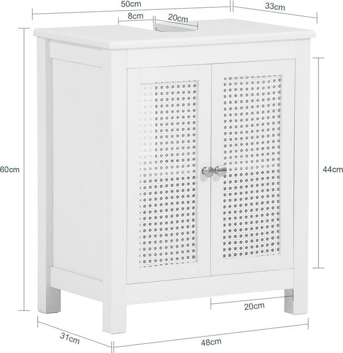 Immagine prodotto SoBuy Unità Vanity (50 x 60 x 33 cm)