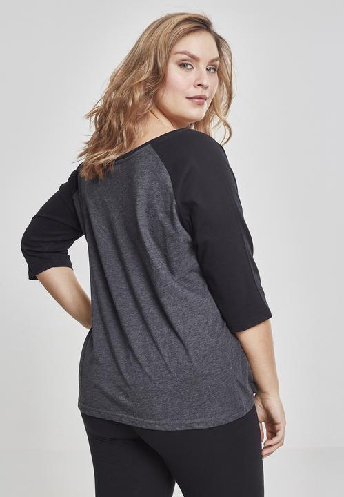 Immagine prodotto Urban Classics Tee Raglan 3/4 da donna a contrasto (3XL)