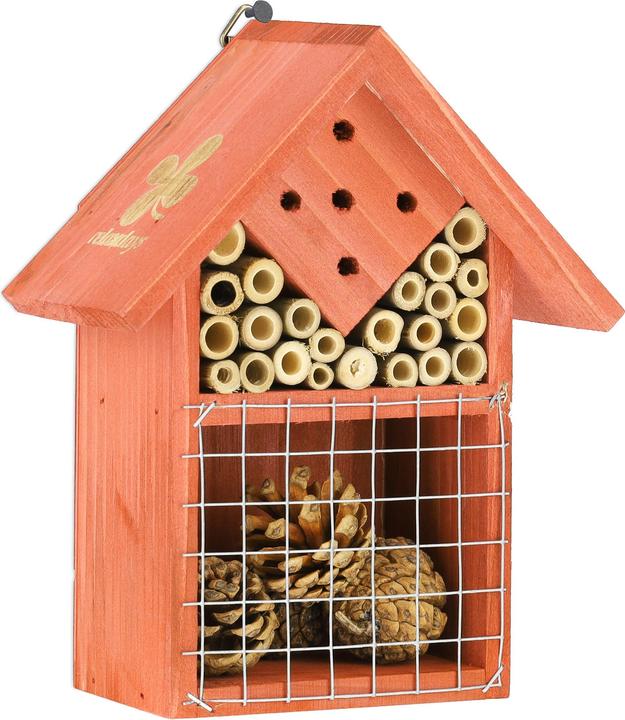 Relaxdays Insectenhotel (Bijen, Graafwespen, Lieveheersbeestje)