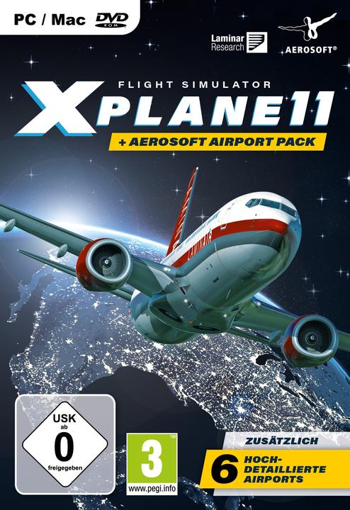 Produktbild Aerosoft Flight Simulator X-Plane 11 (PC, Mac, DE)