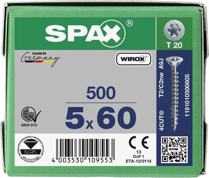 Produktbild Spax Spanplattenschrauben (500 Schrauben pro Stück)