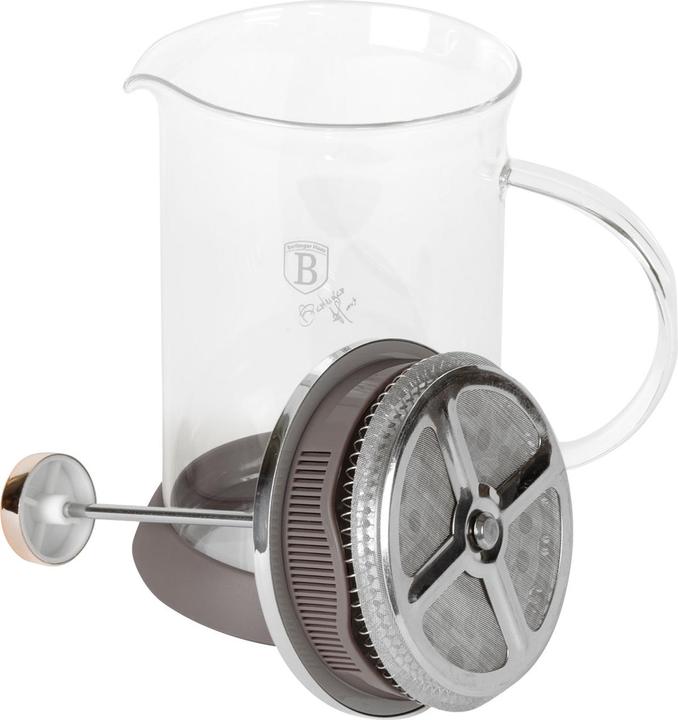 Image du produit BerlingerHaus Presse française design pour café et thé, 800ml, taupe (0.80 l)
