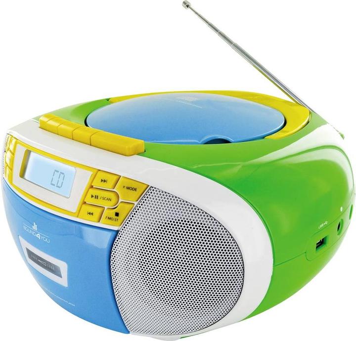 Image du produit Schwaiger Sound4You CD-Radio FM, AM, FM CD, FM Coloré (AM, VHF, FM)
