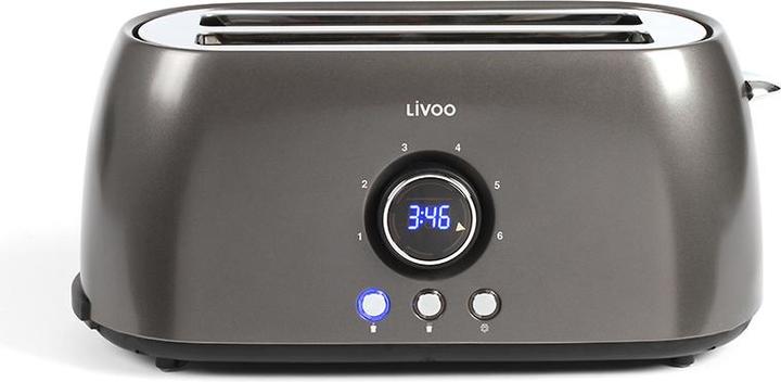 Livoo Toaster mit Digitalanzeige (EU-Stecker)