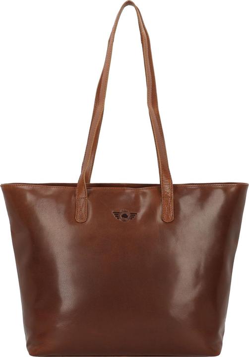 Greenburry Vintage Shopper Tasche XXL Leder 47 cm Laptopfach (17 l)