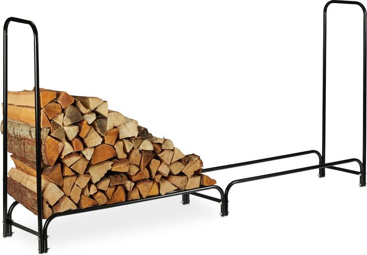 Image du produit Relaxdays Etagère de cheminée (245 x 40 x 122 cm)