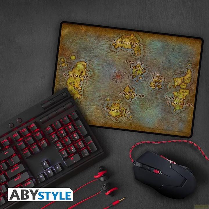 Image du produit ABYstyle Tappetino Mouse Gaming - World of Warcraft : Map