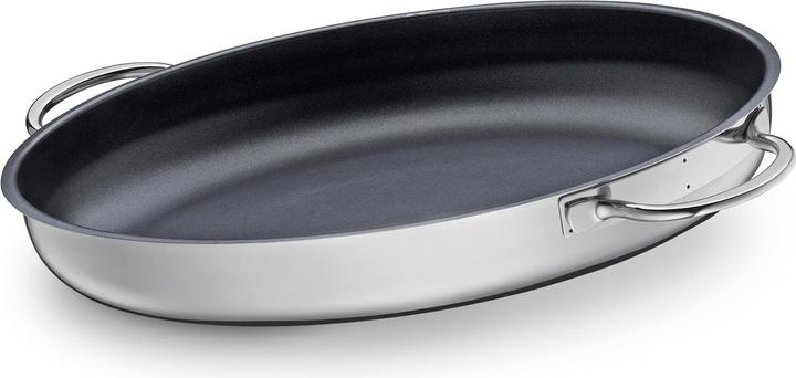 Actual product image Küchenprofi Fish pan, oval (27 cm, Pan set + pot set, Stainless steel)