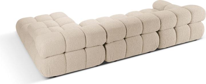 Image du produit Micadoni Canapé D'Angle Droit Modulaire Velours, "Bellis", 4 Places, 282x155x70 Fabriqué en Europe (Canapé d'angle)