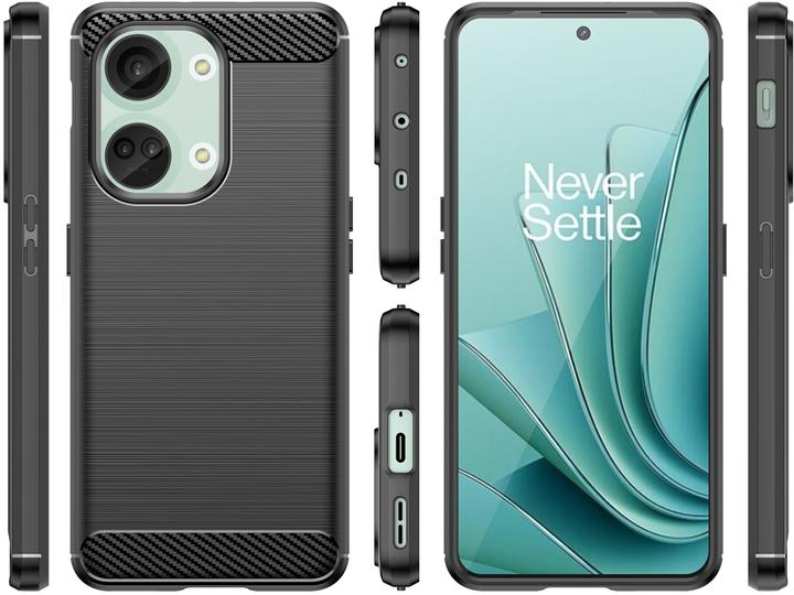 Actual product image Screenguard OnePlus North 3 Hull Carbon Brushed Soft TPU (OnePlus North 3)