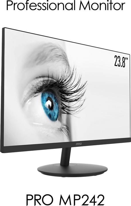 Image du produit MSI Pro MP242 (23.8 pouces) Pixel LCD (1920 x 1080 pixels, 23.80")
