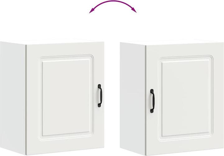 Produktbild VidaXL Küchen-Hängeschrank Kalmar Weiss Holzwerkstoff Wandschrank Küche (50 x 31 x 60 cm)